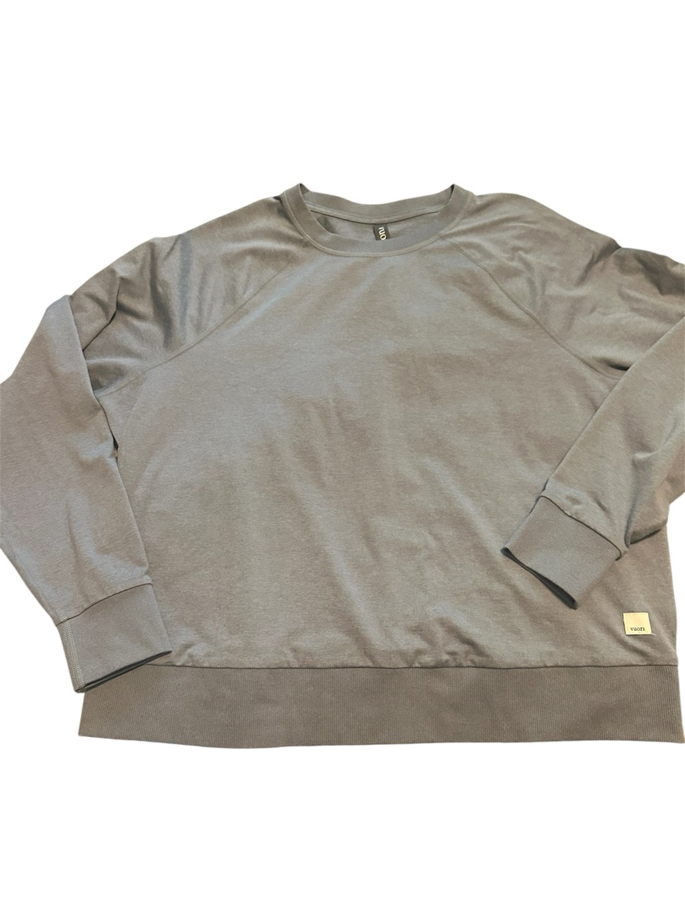 Vuori Dusty Blue Long-Sleeve Daydream Crew Size Medium EUC - Picture 4 of 7